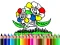 Spel Back to School: Flowers Coloring online