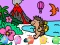 Spel Color By Code Volcano Hedgehog online