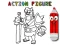 Spel Back To School: Action Figure Coloring online