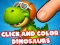 Spel Click And Colors Dinosaurs online