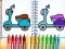 Spel Cute Bike Coloring Book online