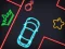 Spel Neon Car Puzzle online