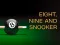 Spel Nine, eight and snooker online