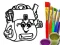 Spel Back To School: School Bag Coloring Book online