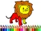Spel Back To School: Lion Coloring Book online