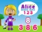 Spel World of Alice Numbers Shapes online