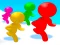 Spel Stickmen Color Run Switch online
