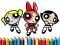 Spel PowerPuff Girls Coloring Book online