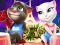 Spel Talking Tom and Angela Coloring online