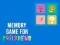 Spel Memory Game for Childrens online