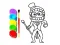 Spel Digital Circus Click and Paint online