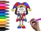 Spel Pomni Coloring Time online