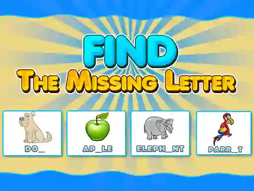 Spel Find The Missing Letter online