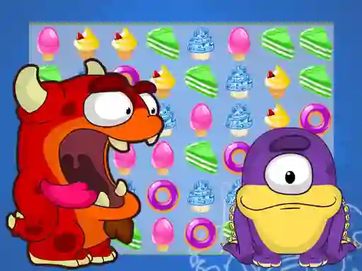 Spel Candy Monster Match 3 online