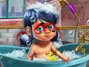 Spel Ladybug Baby Shower Care online