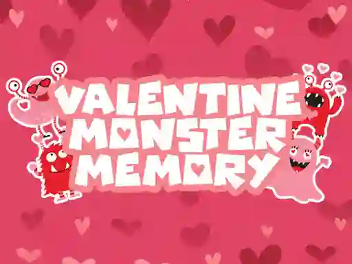 Spel Valentine Monster Memory online