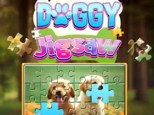 Spel Doggy Jigsaw online