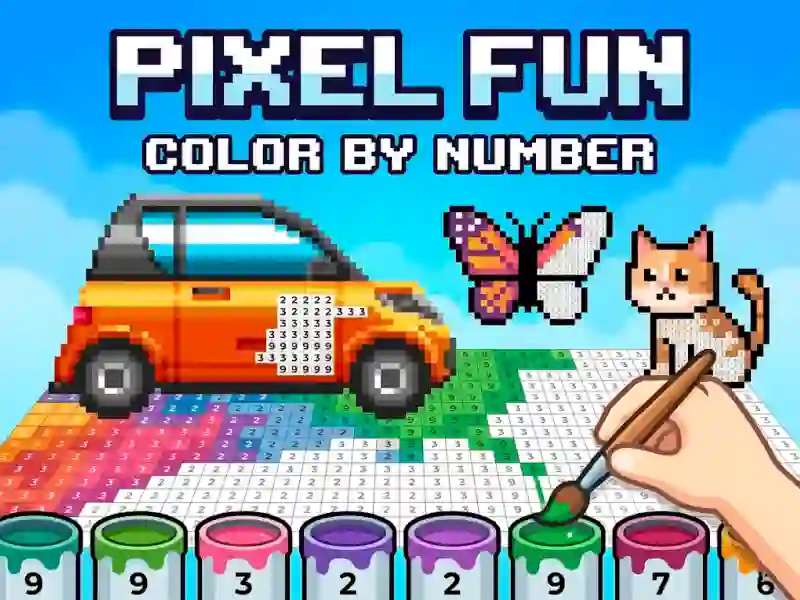Spel Pixel Fun Color By Number online