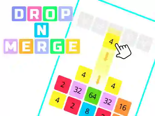 Spel Drop N Merge Blocks online