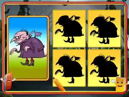 Spel Shadow Match Halloween online