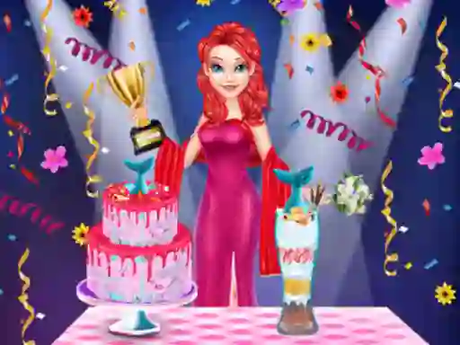 Spel Mermaid Cake Cooking Design online