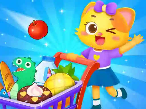 Spel Supermarket Shopping For Kids online