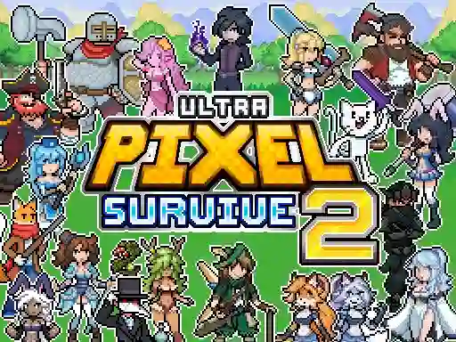 Spel Ultra Pixel Survive 2 online