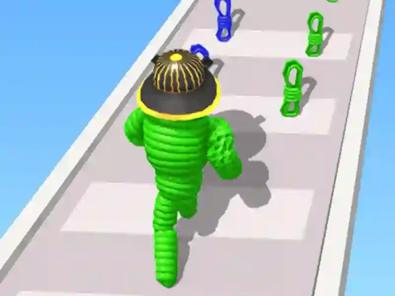 Spel Rope-Man Run 3D online