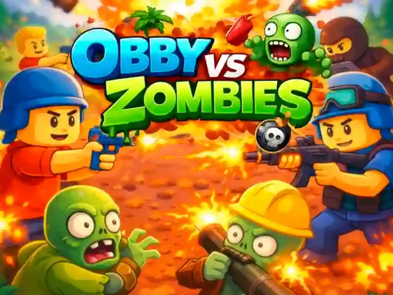 Spel Obby vs Zombies online