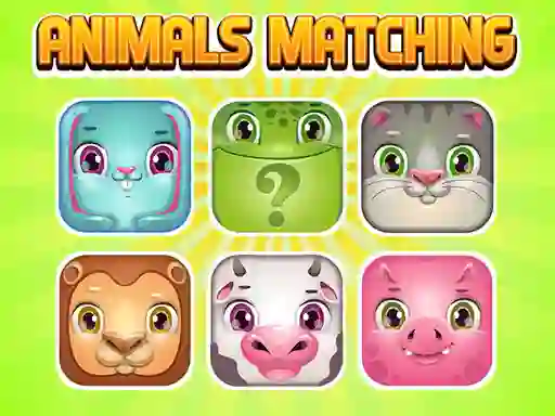 Spel Animals Memory Matching online