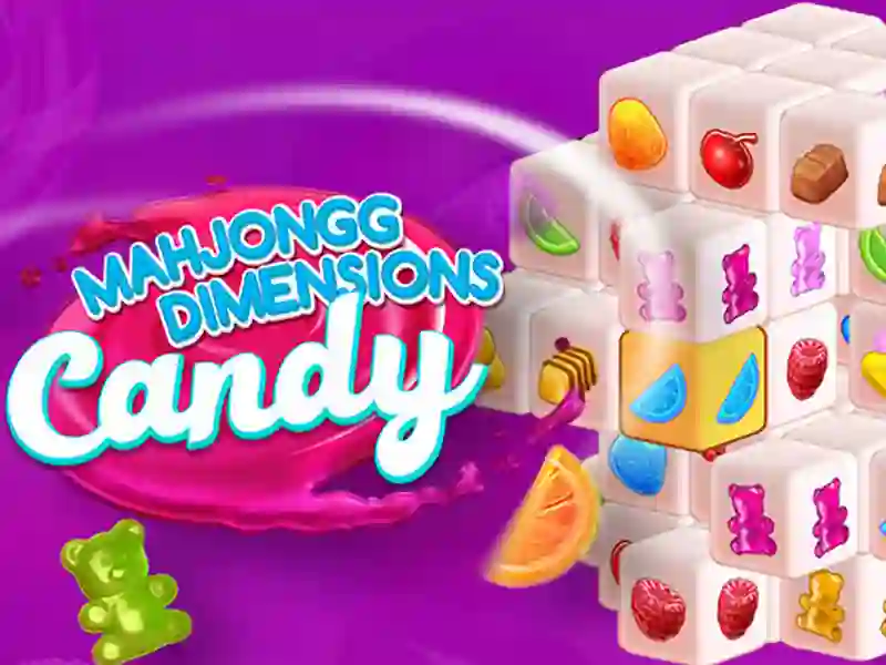 Spel Candy 3D Mahjong online