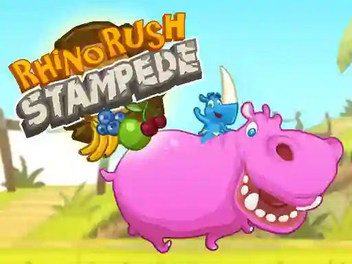 Spel Rhino Rush Stampede online