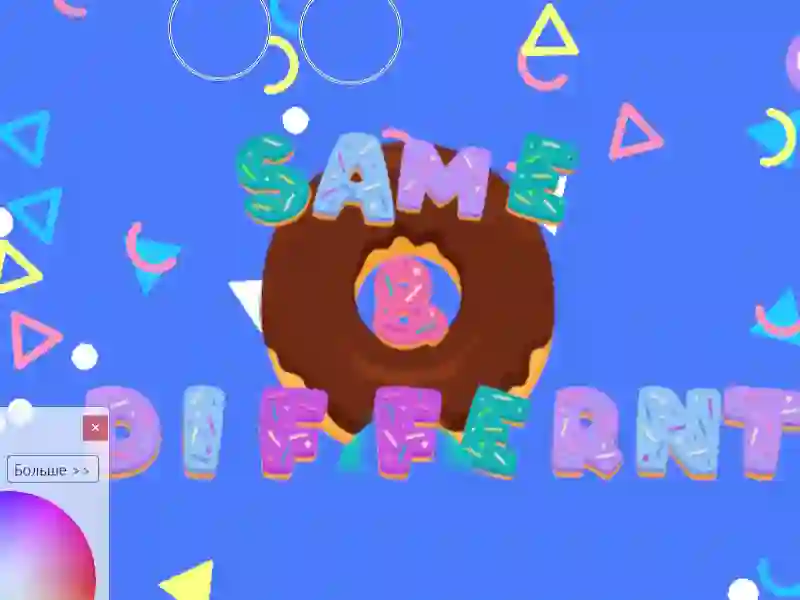 Spel Same & Different Donut online