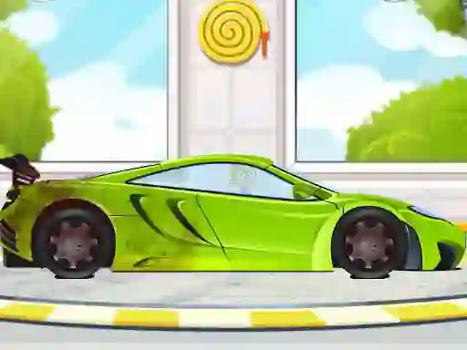 Spel Sports Car Wash 2D online
