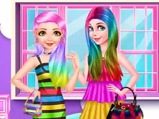 Spel Princess Rainbow Look online