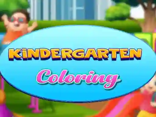 Spel Kindergarten Coloring online