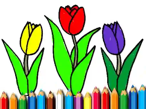 Spel Back To School: Spring Time Coloring Book online