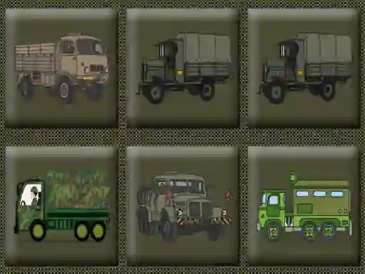 Spel Army Trucks Memory online