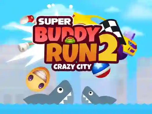 Spel Super Buddy Run 2 Crazy City online