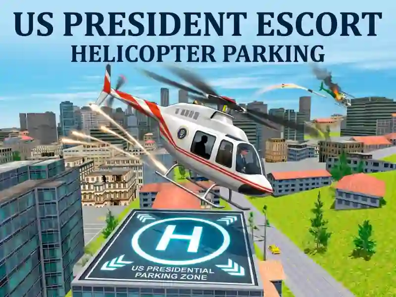 Spel US President Escort Helicopter Parking online