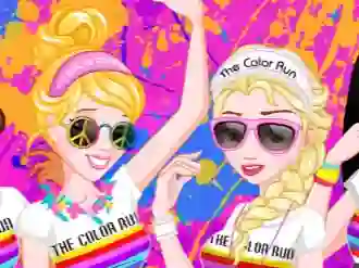 Spel Princess Color Run online