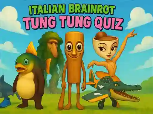 Spel Italian Brainrot tung Tung Quiz online