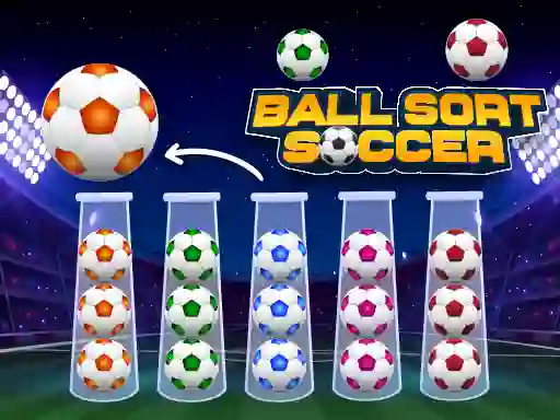 Spel Ball Sort Soccer online