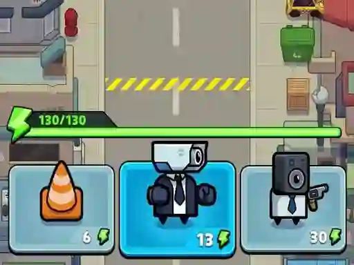 Spel Toilet fight Police vs zombie online