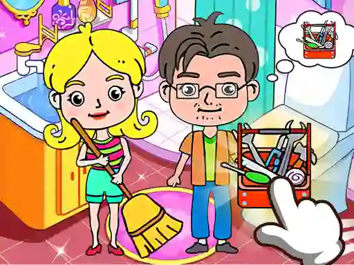 Spel Toka Boka Home Clean Up Design online