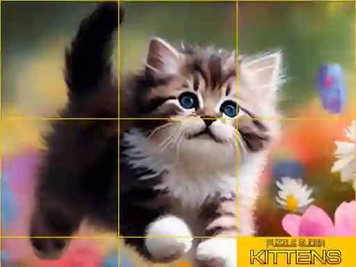 Spel Puzzle Sliding Kittens online