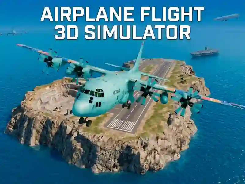 Spel Airplane Flight 3D Simulator online