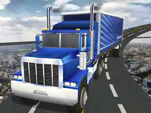 Spel Impossible Truck Track Driving online