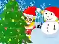 Spel Minions Christmas Snowball Wars online