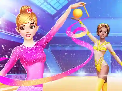 Spel Gymnastics Girls Dress Up Game online